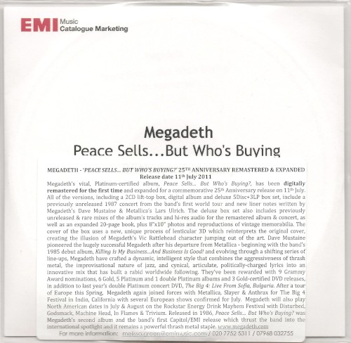 Megadeth - Peace Sells...But Who's Buying?